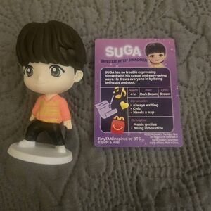 Inspired by BTS SUGA Figure - Mcdonalds Toy